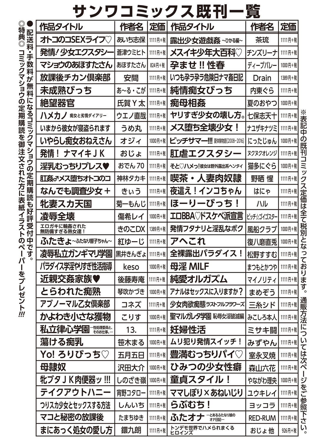 コミック・マショウ 2019年1月号 [DL版]