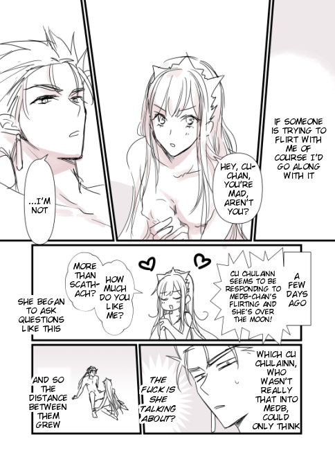 [runningpig] FGO メイヴちゃん、クーフーリンのアレを絶賛する (Fate/Grand Order) [英訳]