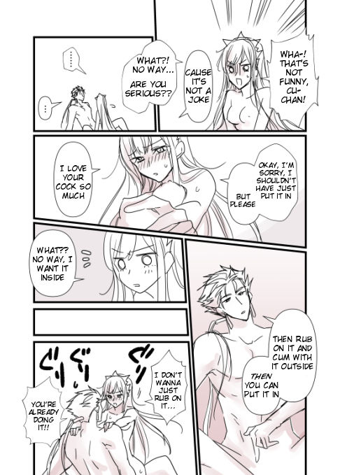 [runningpig] FGO メイヴちゃん、クーフーリンのアレを絶賛する (Fate/Grand Order) [英訳]
