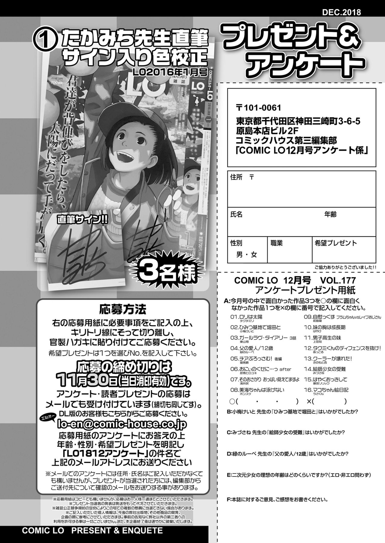 COMIC LO 2018年12月号 [DL版]