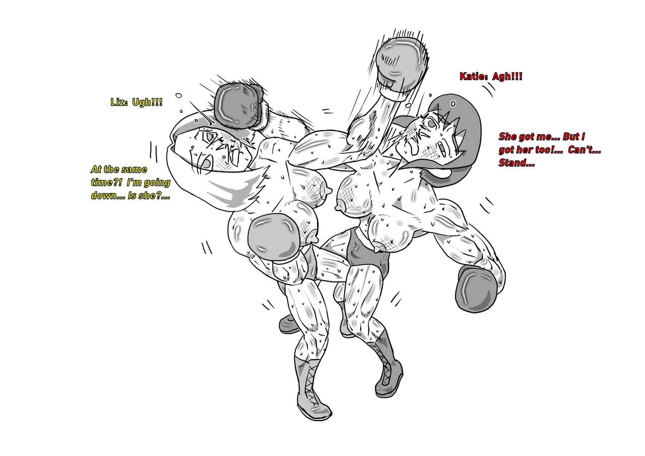 [Allesey]ボクシングガールズケイティvs.リズラウンド1-4（英語）プラスボーナスシスターズラウンド
