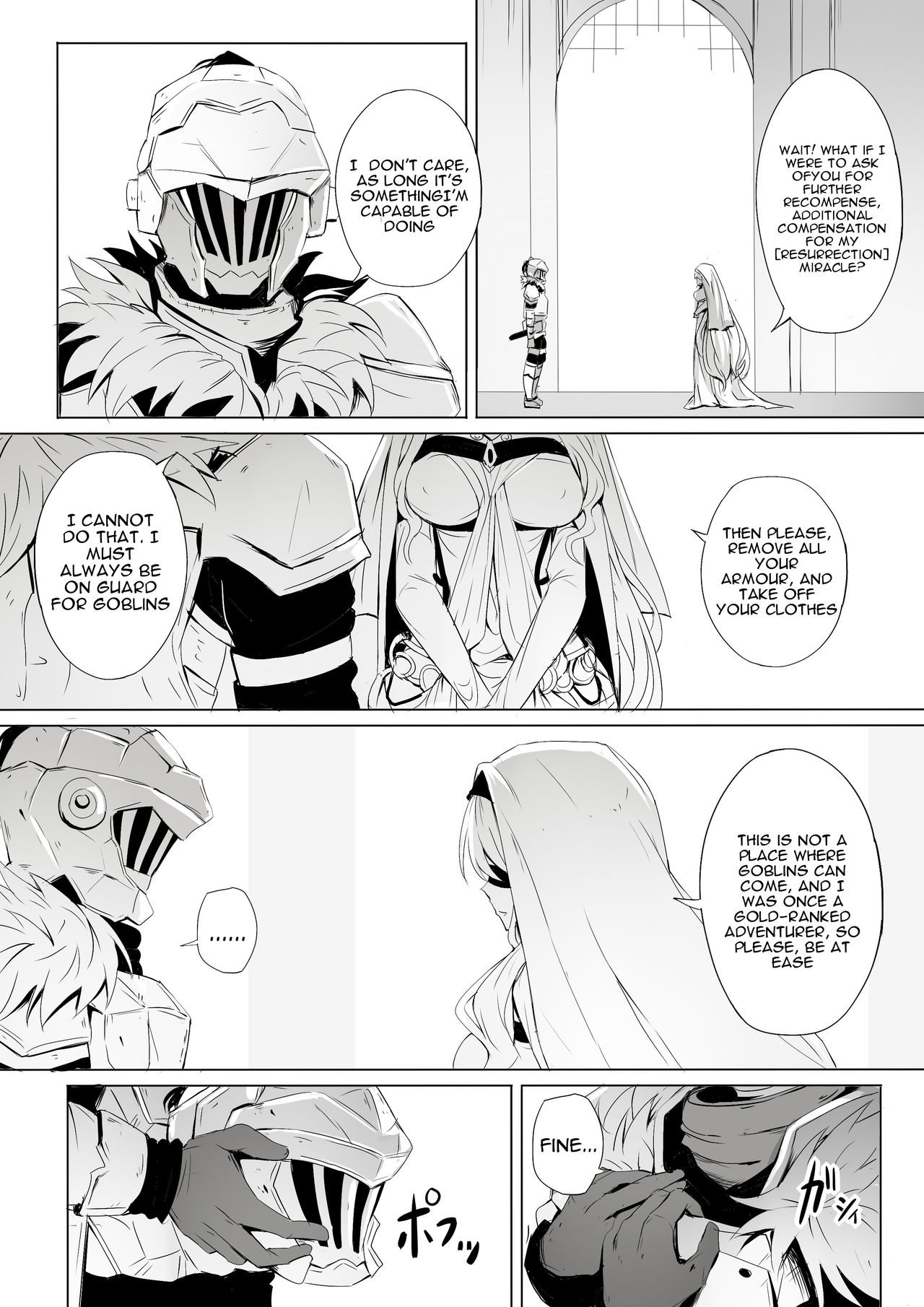 [ぎんハハ] 聖の大司教と壊れやすい乙女 (ゴブリンスレイヤー) [英訳]