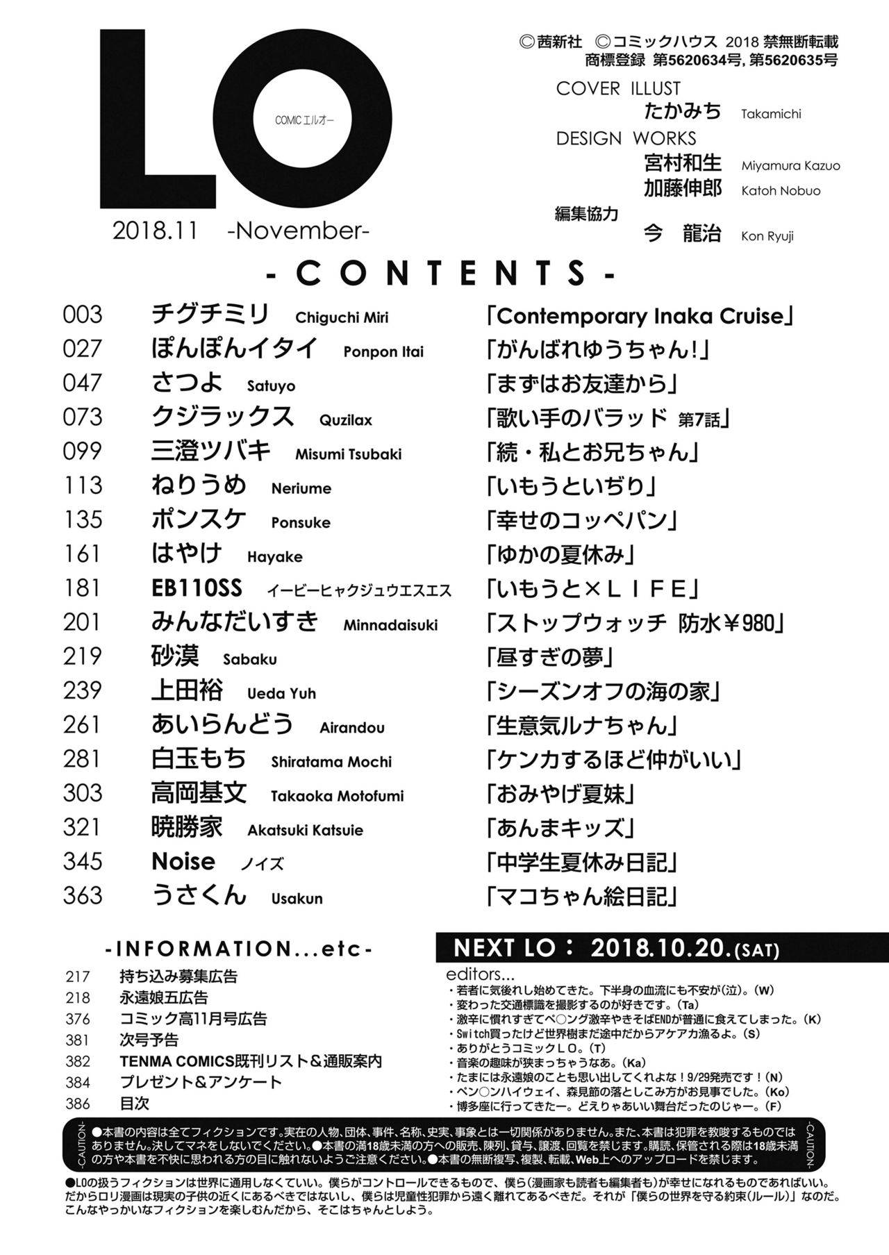 COMIC LO 2018年11月号 [DL版]