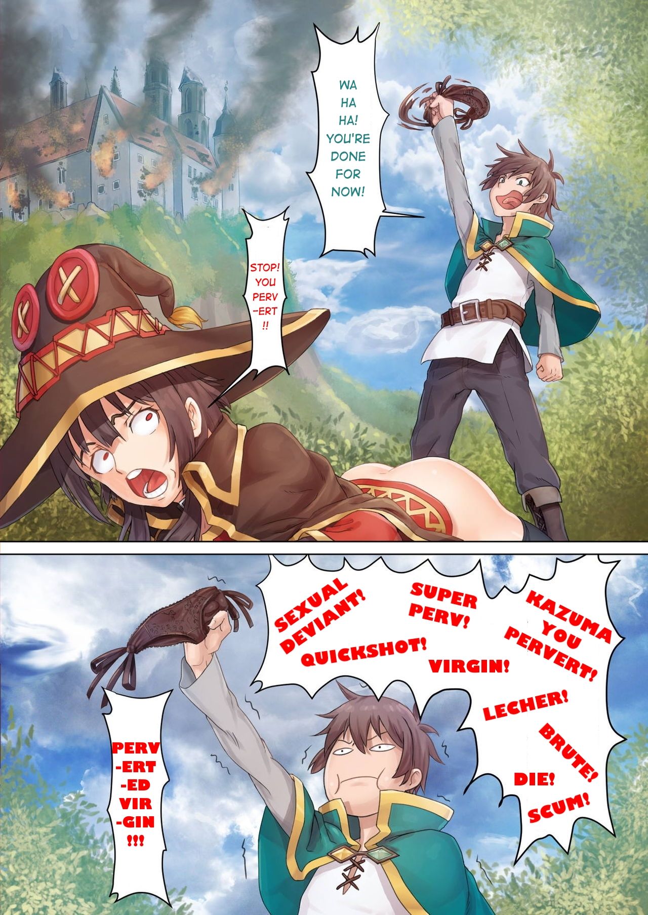 [蜂巢 (Apoidea)] この素晴らしい魔法使いに魔力補給を! (この素晴らしい世界に祝福を!) [英訳] [DL版]