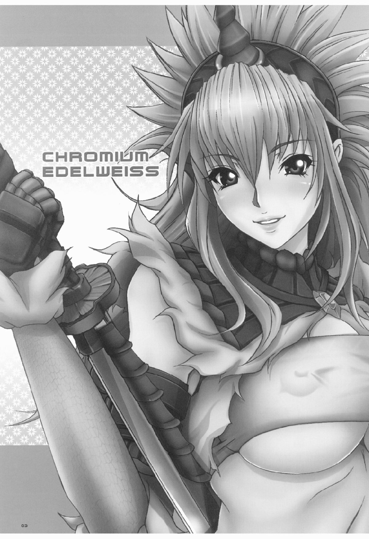 (C76) [血色蜜柑 (庵ズ、ume)] CHROMIUM EDELWEISS (モンスターハンター)