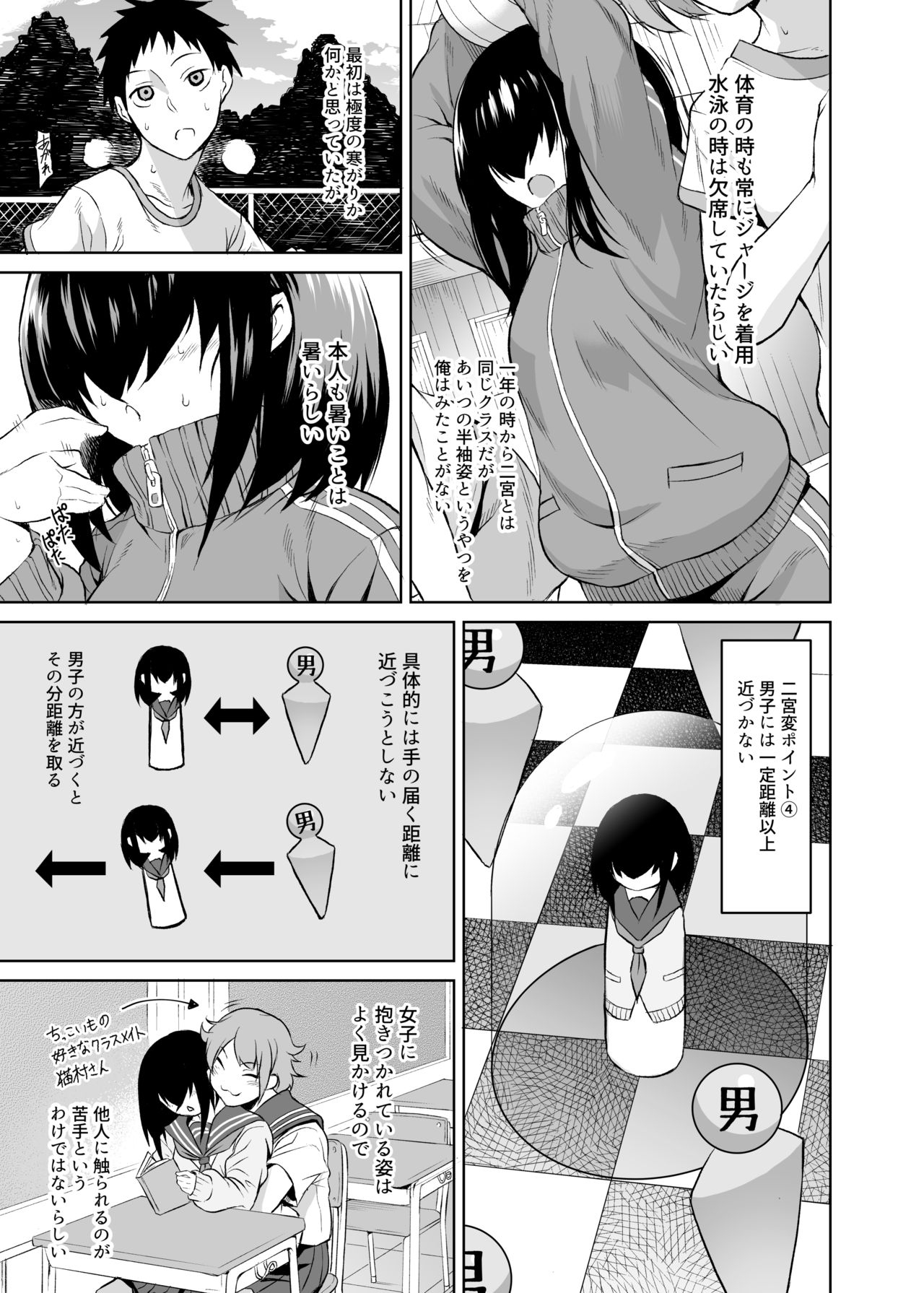 [ひとでなし (タケ)] 二宮楓は触れられたくない（上）