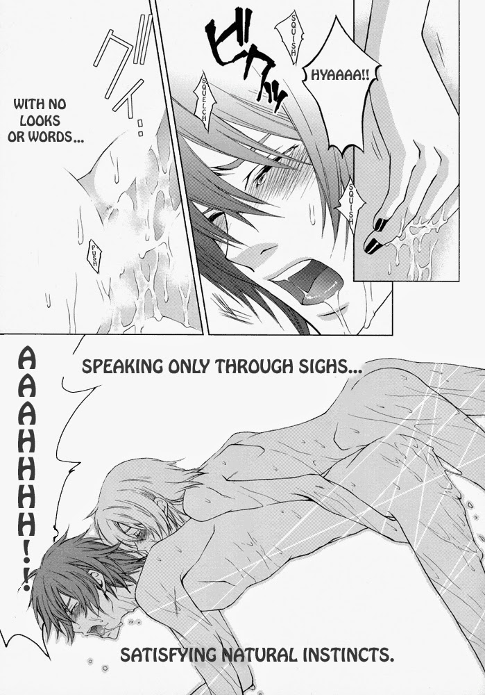 [ハチワレ (鈴木イゾ)] Rainy Rose + Voiceless Voice (咎狗の血) [英訳] [ページ欠落]