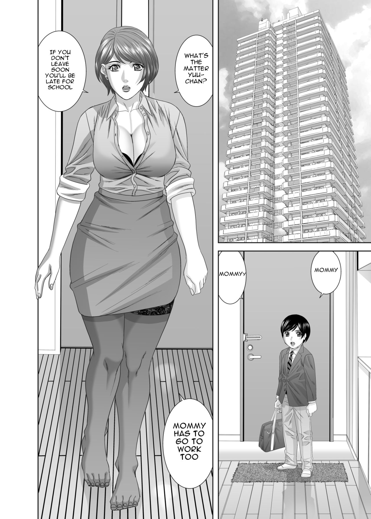 [Crips (山本よし文)] ママに精子いっぱいちょうだい、中編 [英訳]