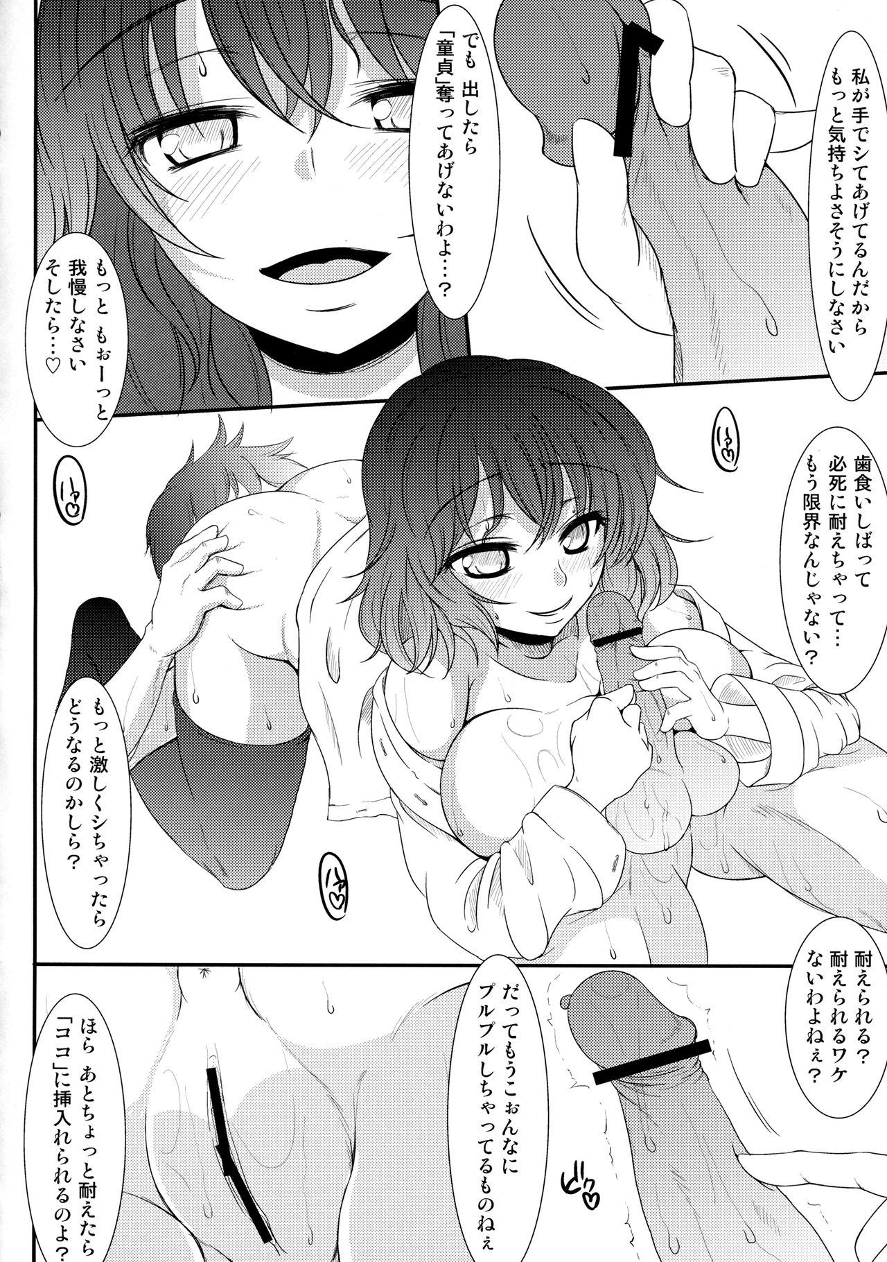 (C84) [意思は儚き雨の調べに (たくみ露伴、dadada)] 十番目の性的対象(ターゲット) (東方Project)