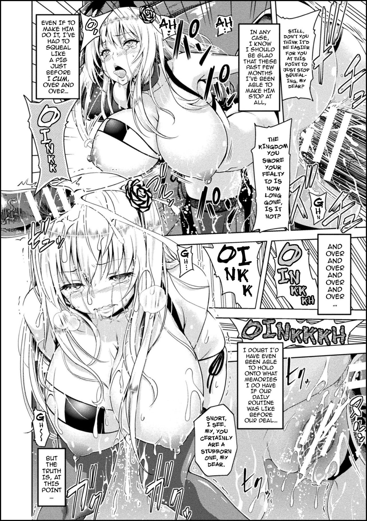 [山田ゴゴゴ] エローナ ~オークの淫紋に侵された女騎士の末路~ 1-4話 [英訳]