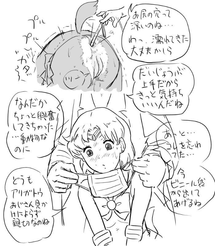 [8 no Ji Club（Hyou）]ブログスケッチ-パート2（美少女戦士セーラームーンストーリー）