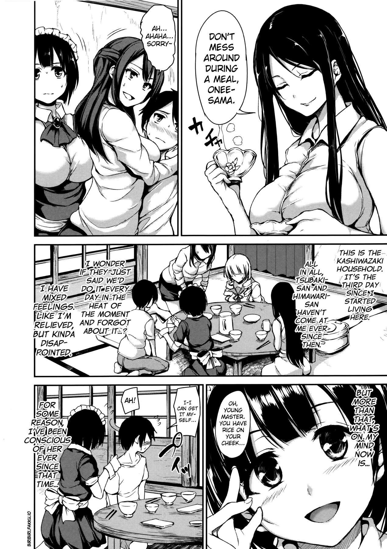 [立花オミナ] アットホーム・ハーレム ふでおろシスターズ [英訳]