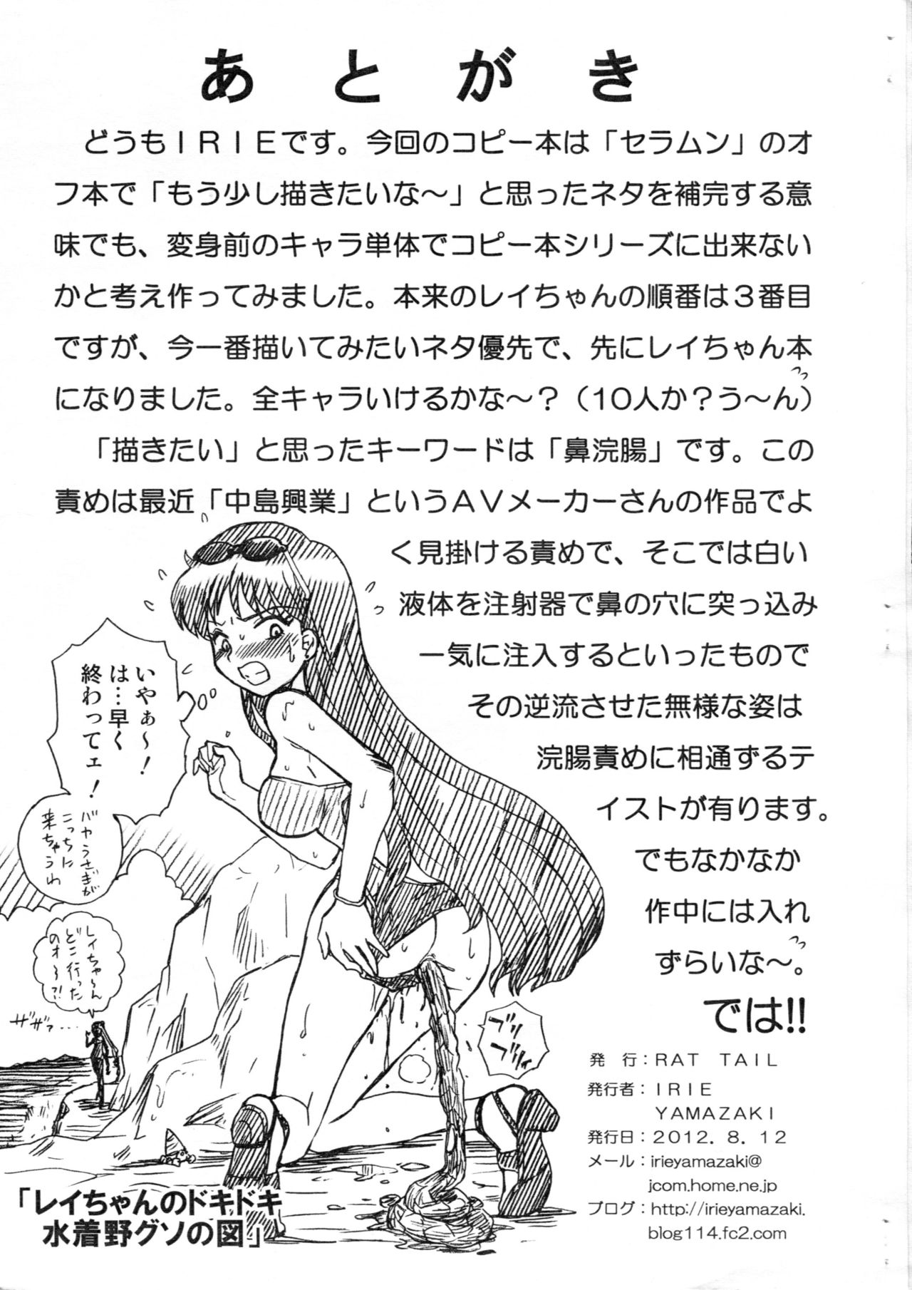 (C82) [RAT TAIL (IRIE YAMAZAKI)] SAILORMOON FILE 火野レイ 画像集 (美少女戦士セーラームーン)