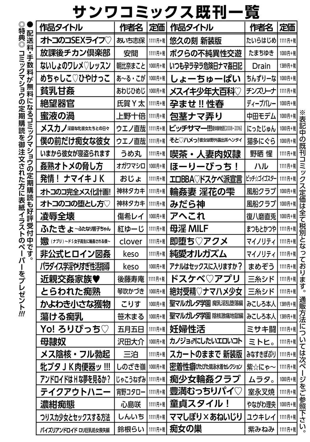 コミック・マショウ 2017年12月号 [DL版]