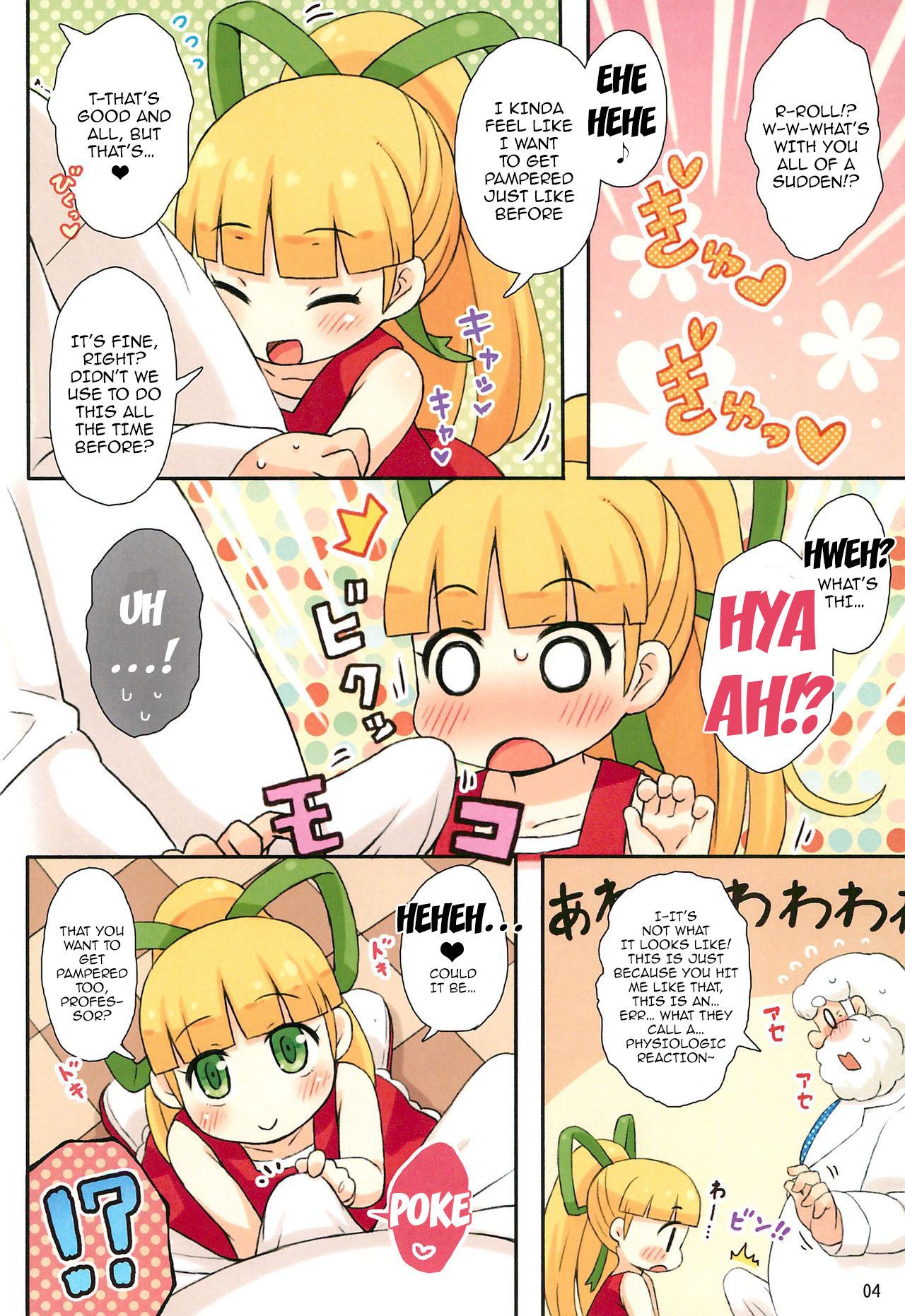 (ぷにケット31) [もももや (水野むもも)] ロールちゃんとハカセの日常 (ロックマン) [英訳]