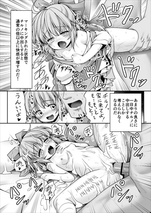 [世捨人な漫画描き (ともきとものり)] 精液に群がり吸い付く妖精達 (東方Project) [DL版]