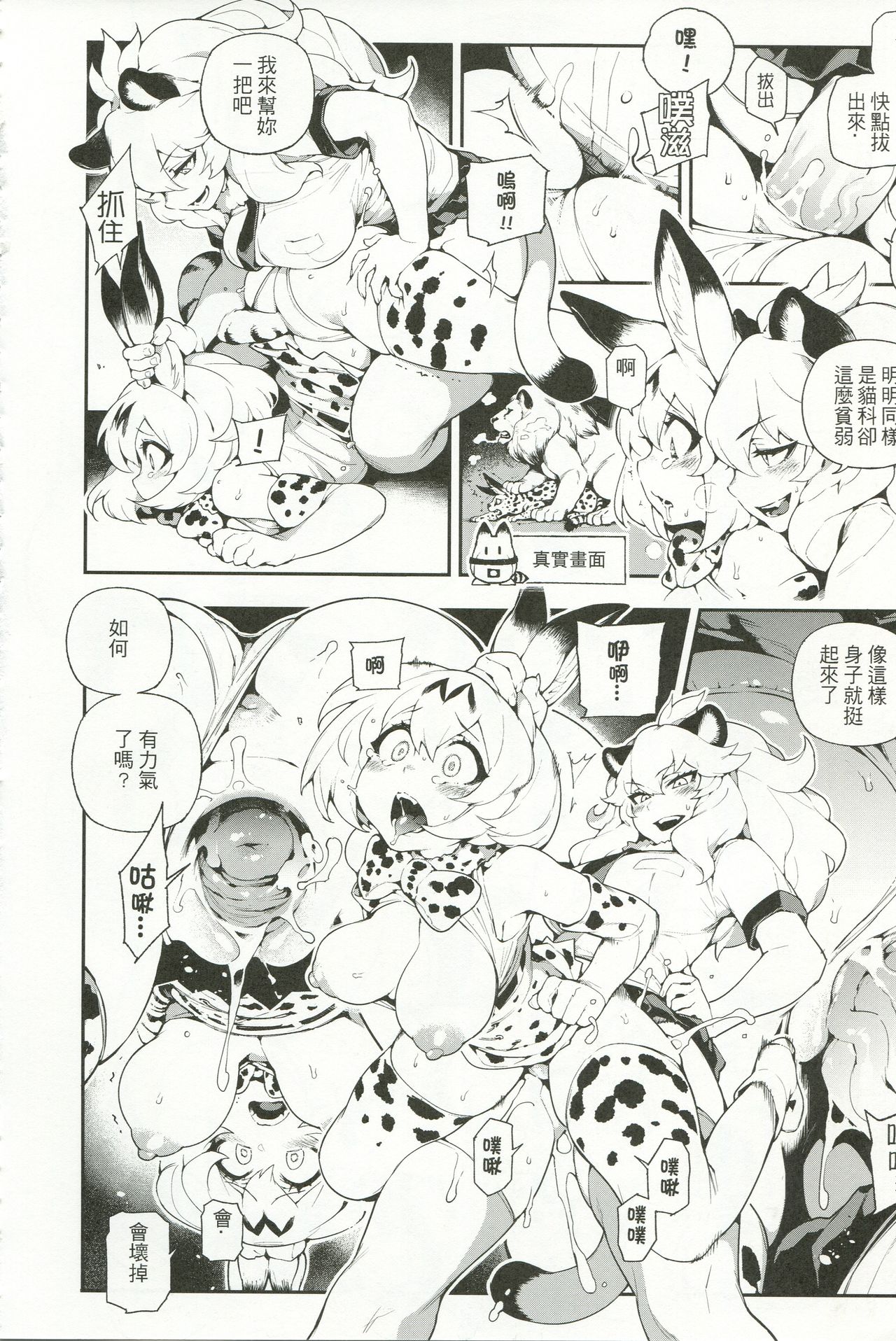 (FF30) [熊掌社 (魚生、俺正讀)] BEAST FRIENDS (けものフレンズ) [中国語]