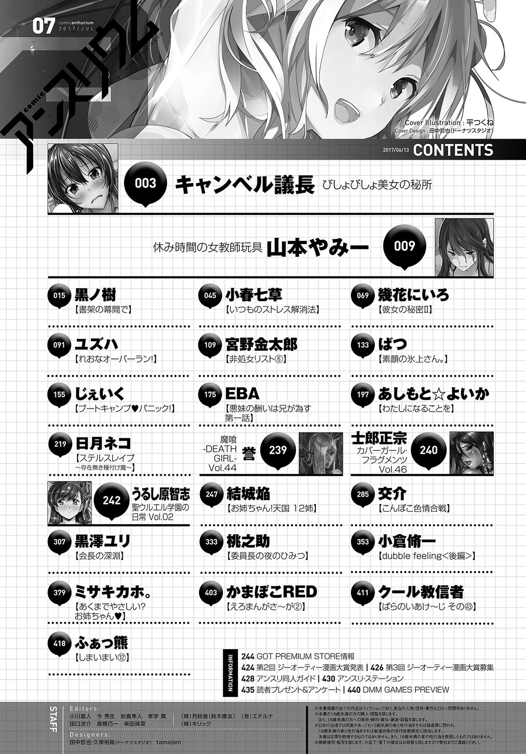 COMIC アンスリウム 2017年7月号 [DL版]