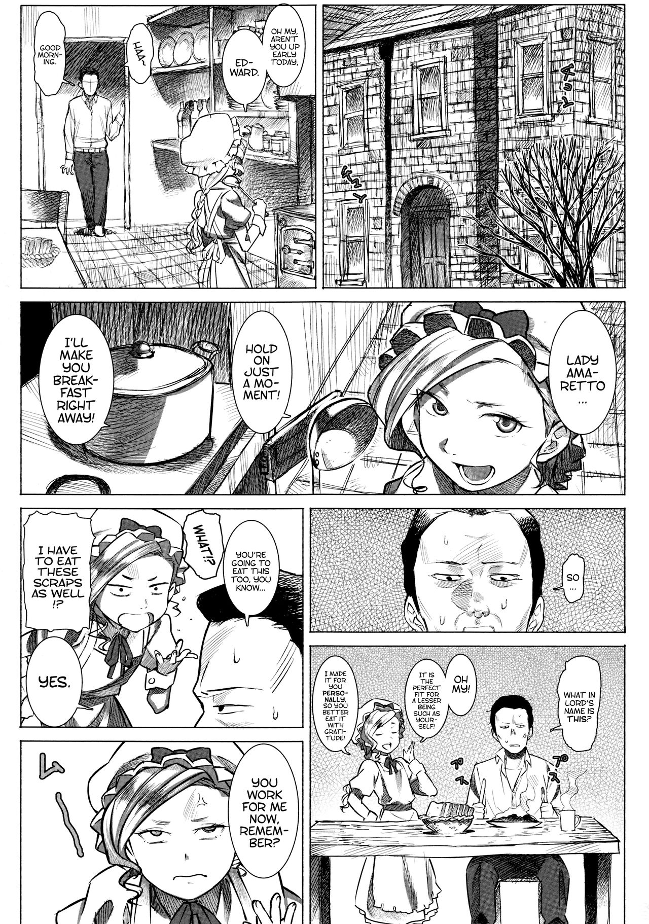 [GOLD KOMAN SEX (AT)] 女中令嬢アマレット [英訳]