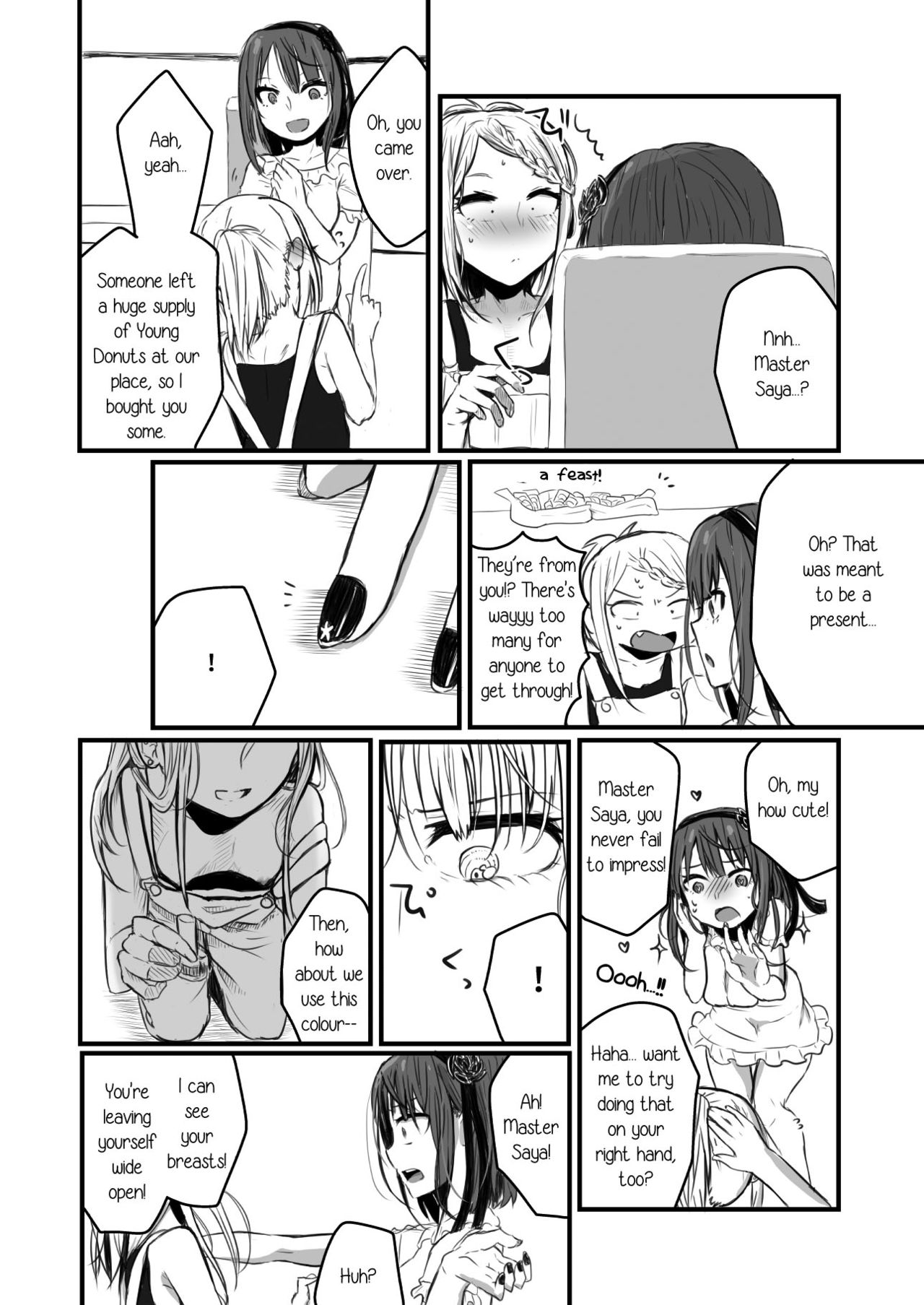 (GirlsLoveFestival 17) [もふもふらっひー (ひつじもふ)] 百合、だがし。 (だがしかし) [英訳]