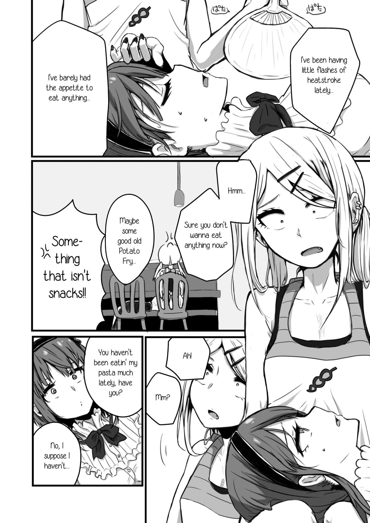 (GirlsLoveFestival 17) [もふもふらっひー (ひつじもふ)] 百合、だがし。 (だがしかし) [英訳]