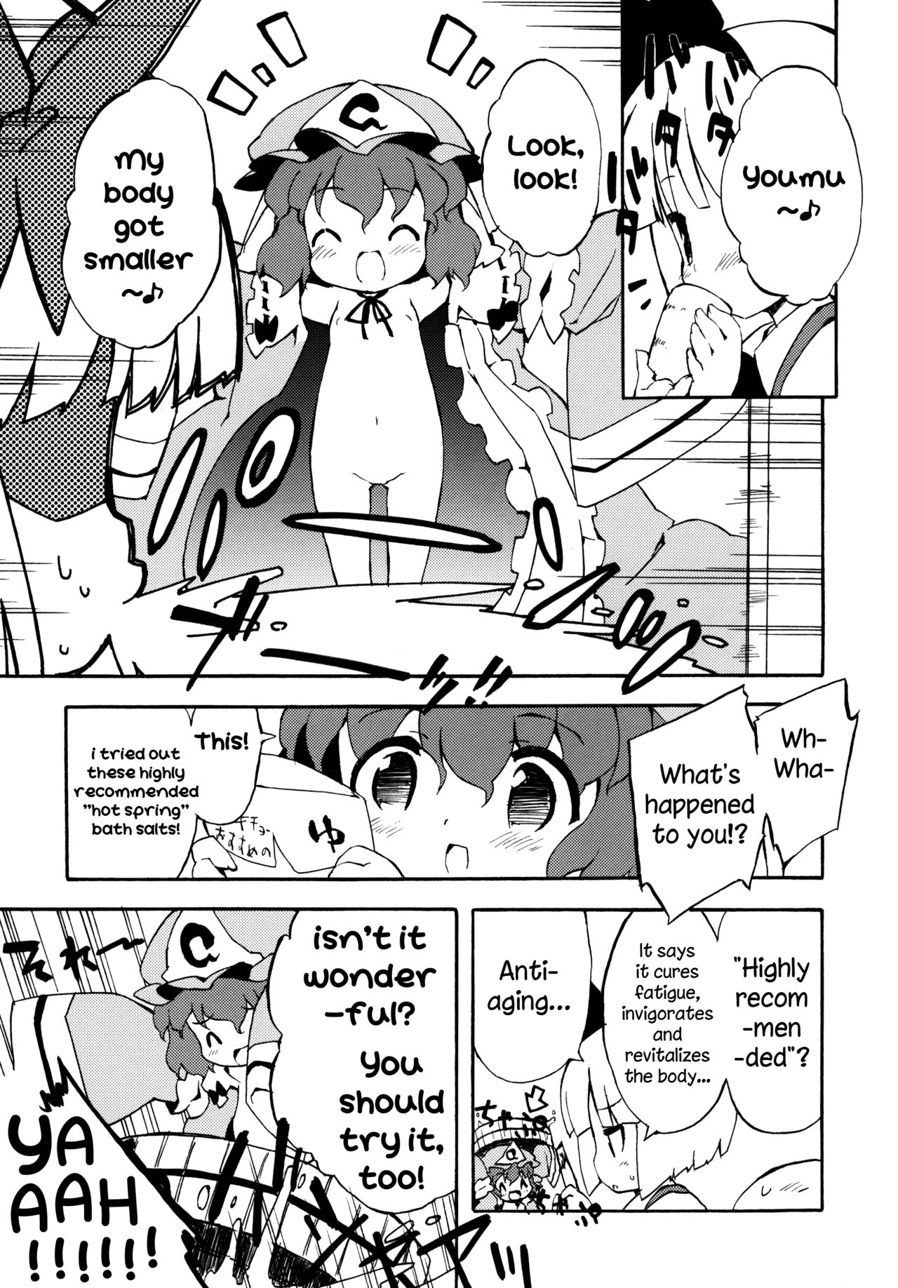 (例大祭7) [Dr.VERMILION (ペテン師)] 幻想郷おすすめの湯の素 (東方Project) [英訳]