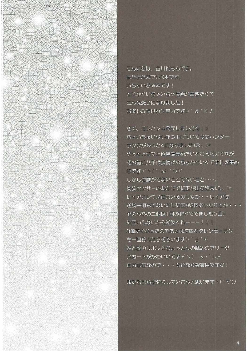 (サンクリ61)	[れもんのお店 (古川れもん)] ガブルXパーティー2 (モンスターハンター)