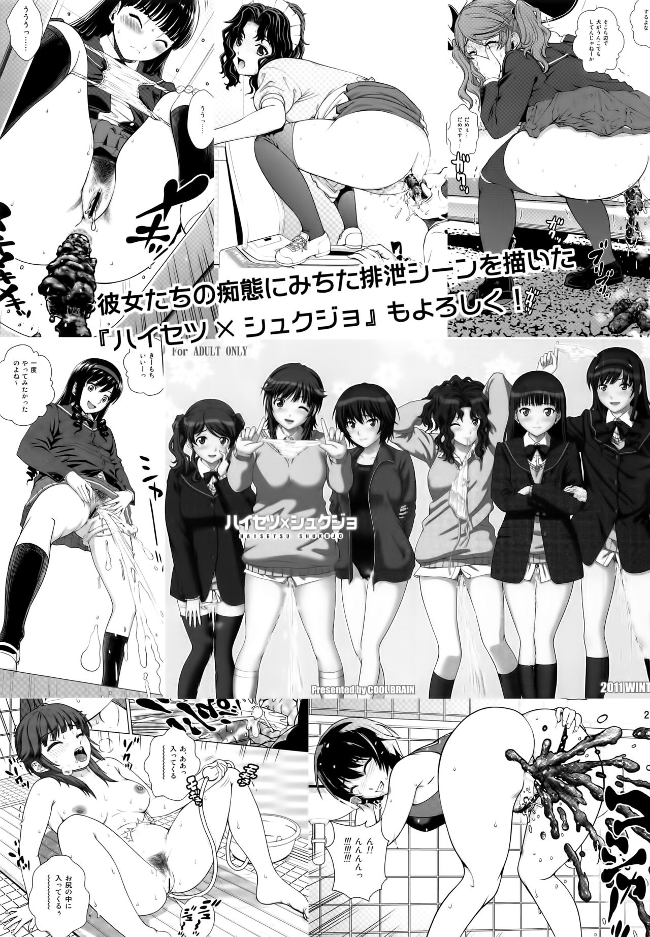 (C91) [Cool Brain (木谷さい)] ハイセツ×シュクジョ おしっこパーティー 2 (アマガミ)