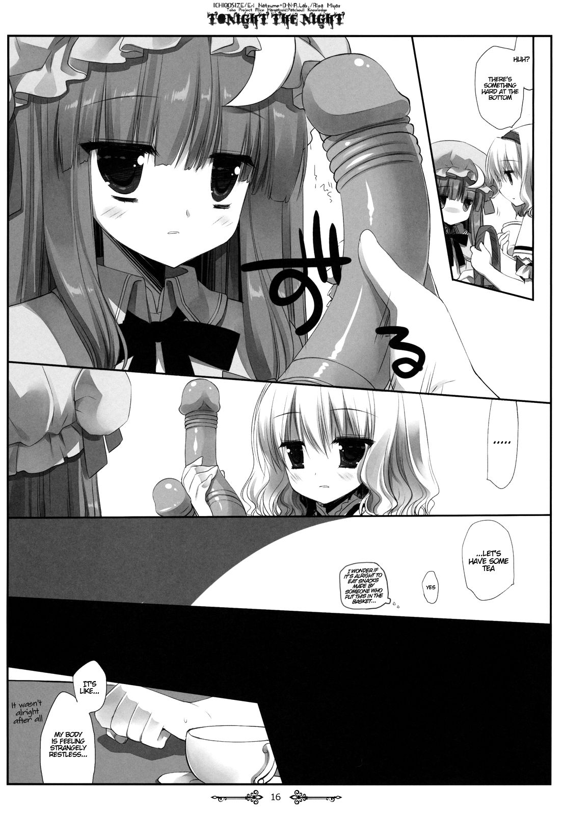 (例大祭9) [D・N・A.Lab.、いちごさいず (ミヤスリサ、なつめえり)] Tonight The Night (東方Project) [英訳]