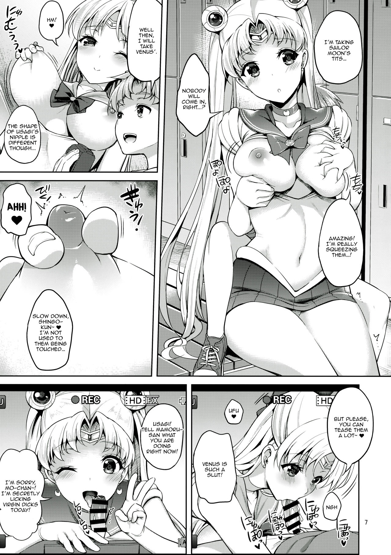 (C90) [アカペンギン (アサヒナヒカゲ)] VENUS & MOON FREAK (美少女戦士セーラームーン) [英訳]