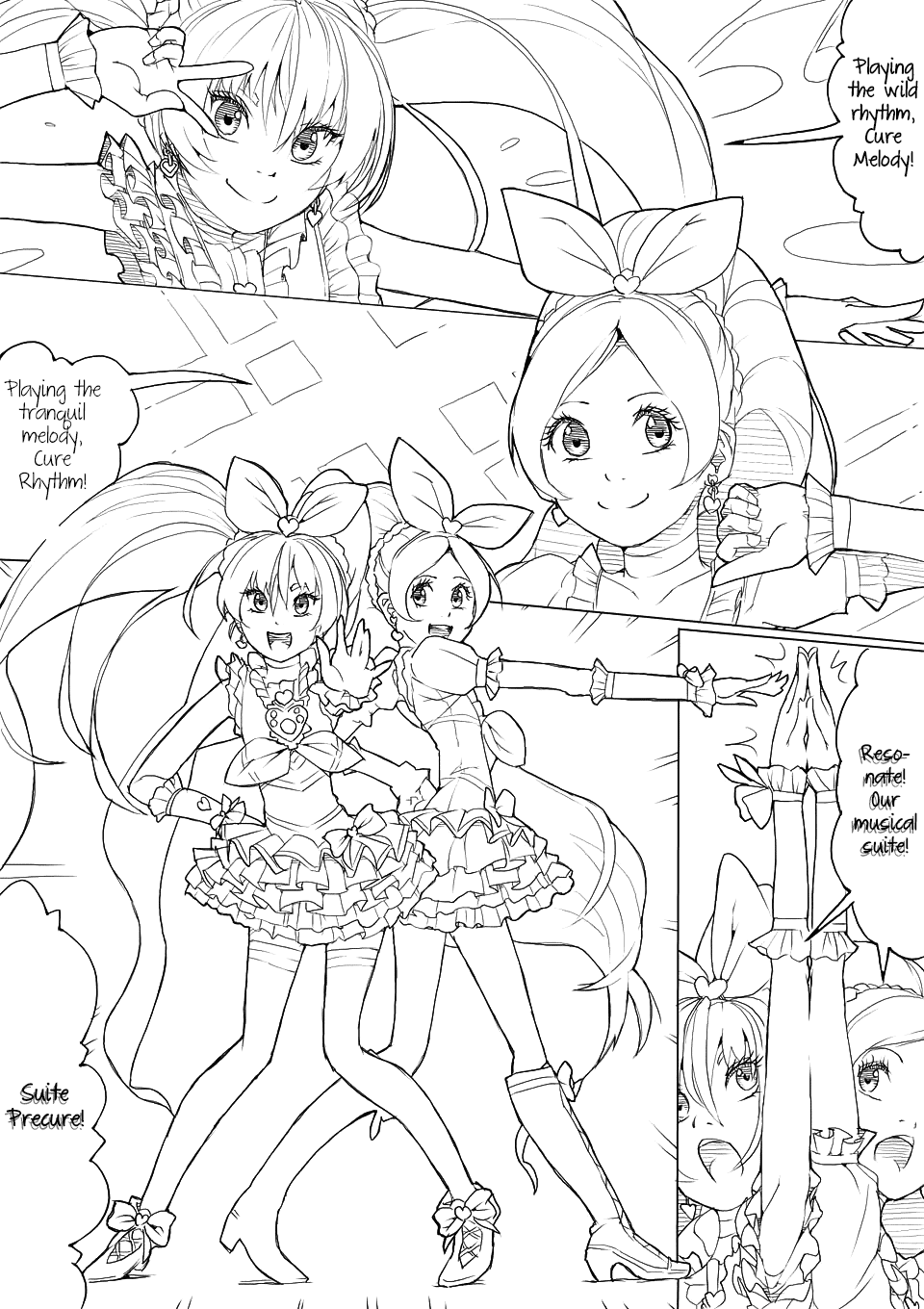 [あきんぼ] スイプリ♪ ～SUI-PRE♪～ (スイート プリキュア♪) [英訳]