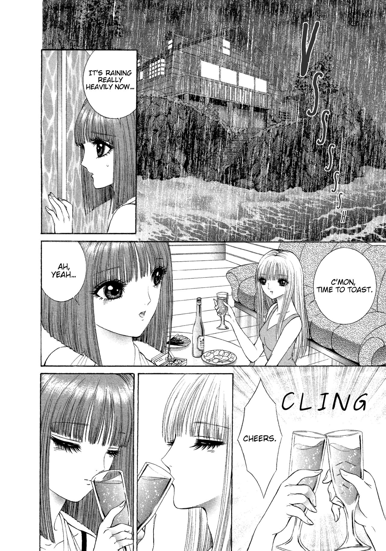 [千之ナイフ] 雨に濡れた休日 (レズビアンII 蜜の部屋) [英訳]