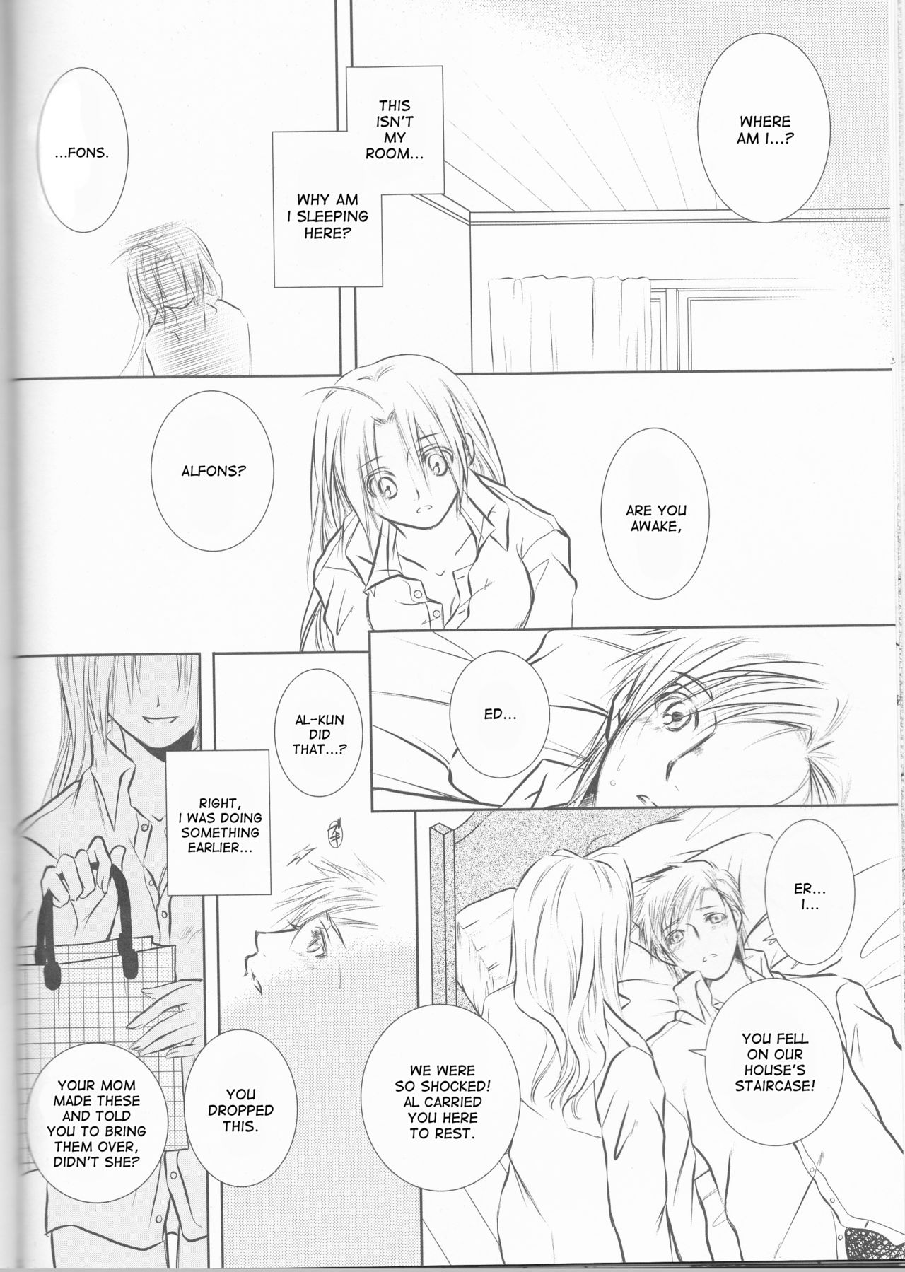 (色マジック) [HEAVENS (月影満丸)] 秘密‐Different story‐ (鋼の錬金術師) [英訳]