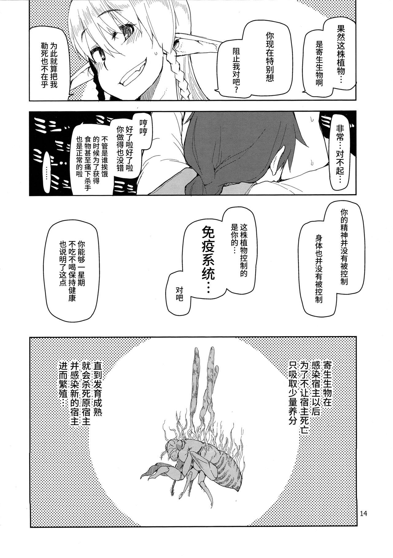 (C90) [めたもる (りょう)] ドスケベエルフの異種姦日記 2 [中国翻訳]