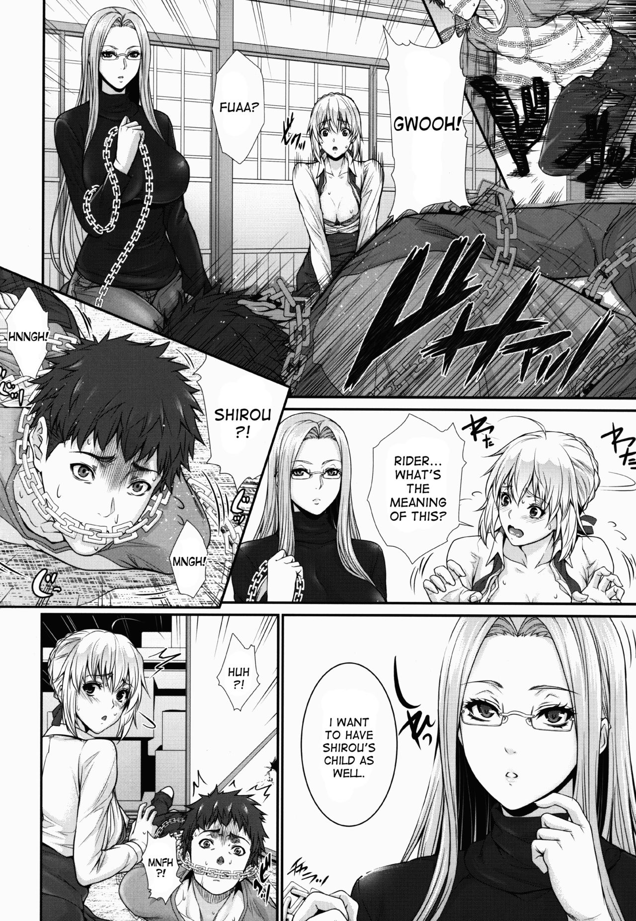 (C90) [Z.A.P. (ズッキーニ)] 士郎君包囲網!!さ～ゔぁんと編 (Fate/stay night) [英訳]