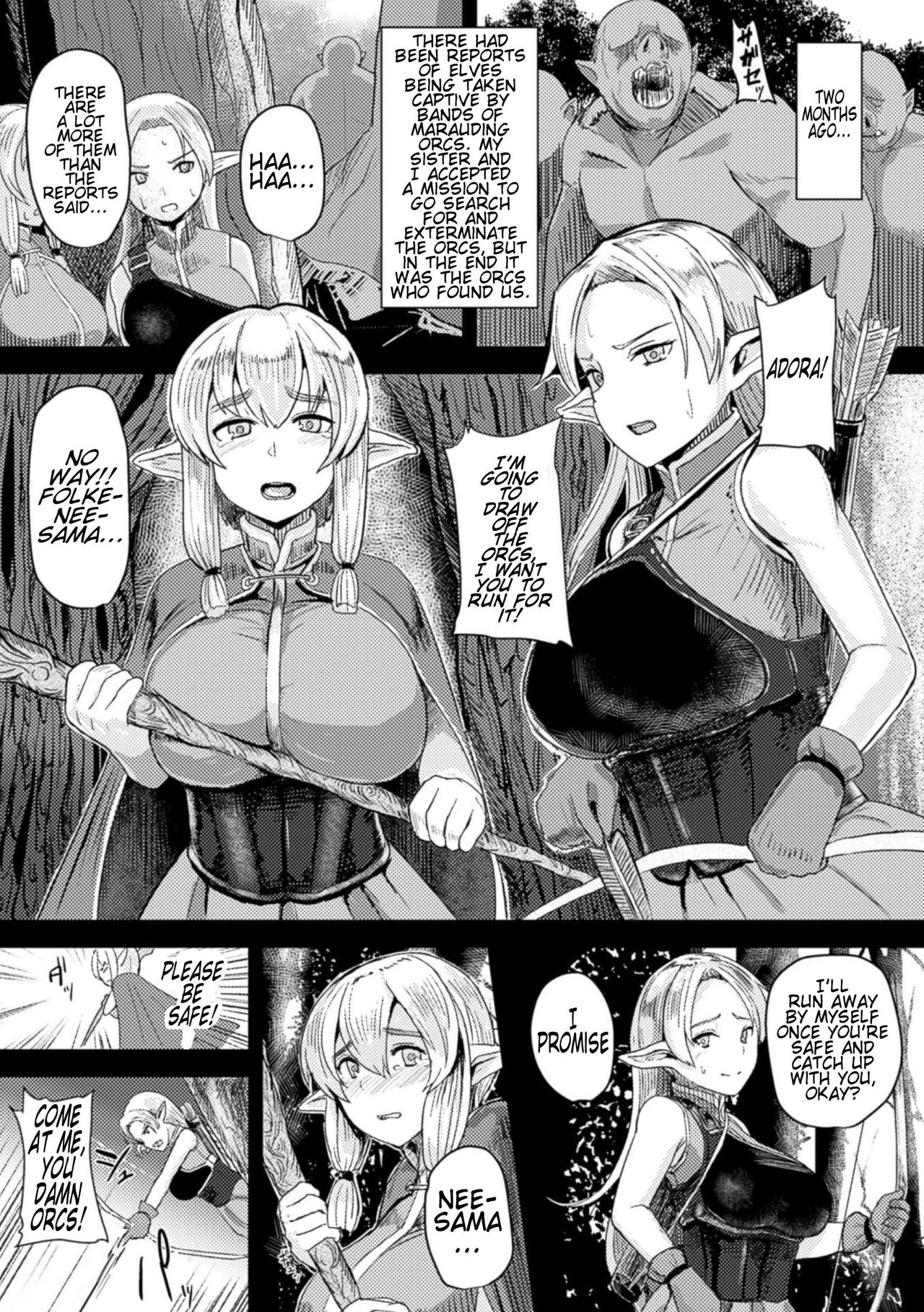 [たじ] 囚獄のエルフ (二次元コミックマガジン ボテ腹セックスで肉便器堕ち!Vol.1) [英訳] [DL版]