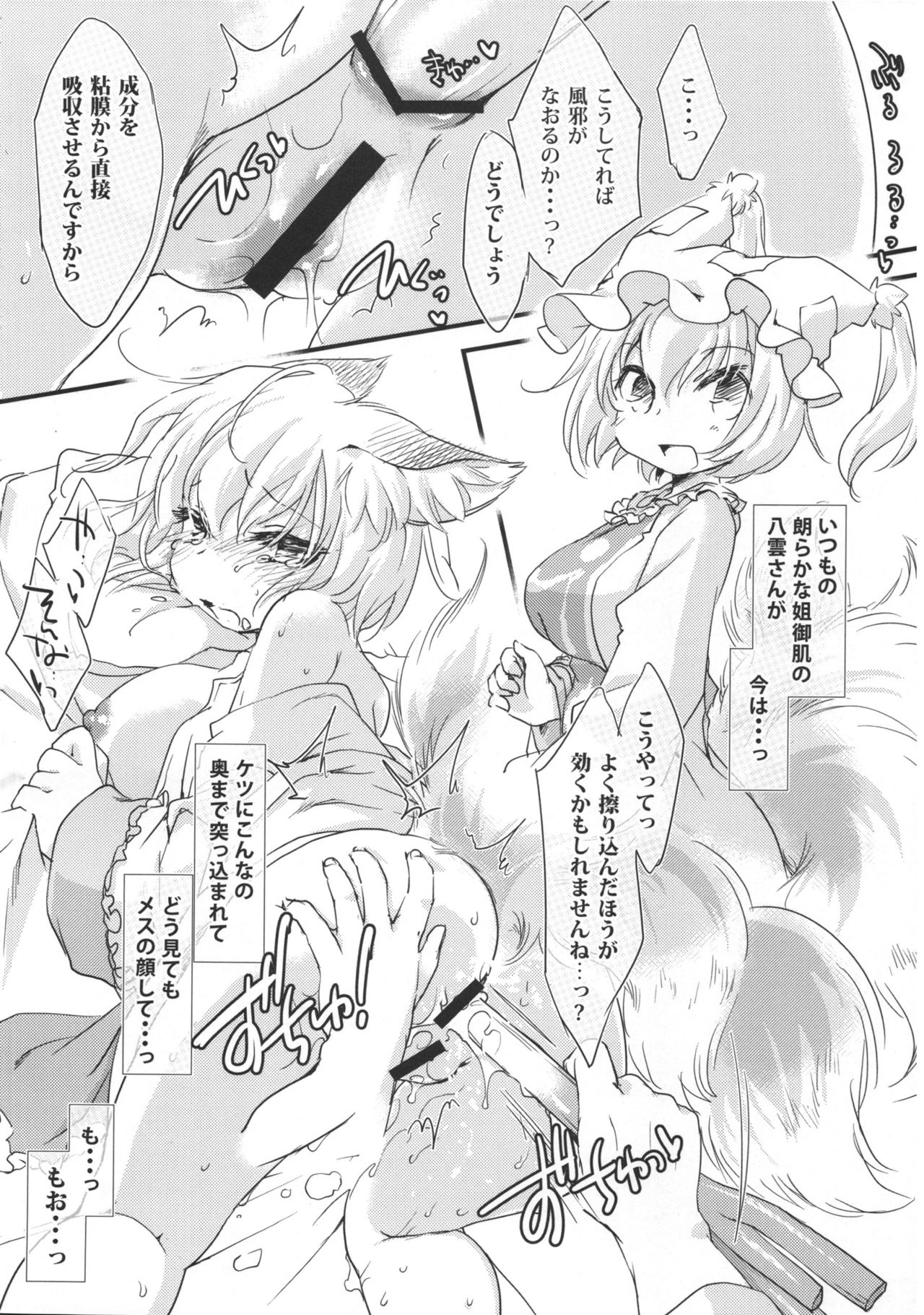 (C89) [ひなプリン (いくたたかのん)] かぜひきらんさま。 (東方Project)