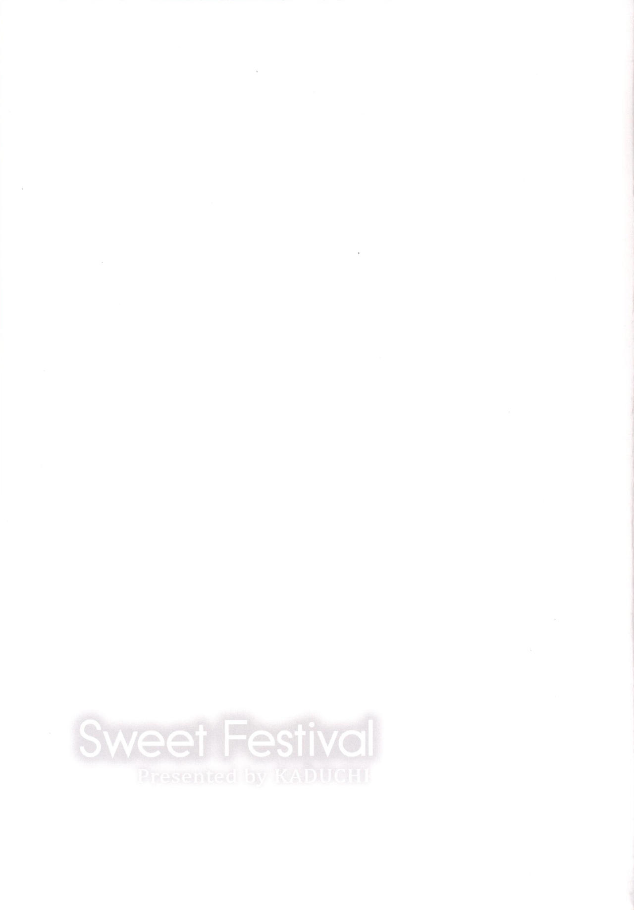 (C90) [Sweet Avenue (カヅチ)] Sweet Festival (アイドルマスターシンデレラガールズ)