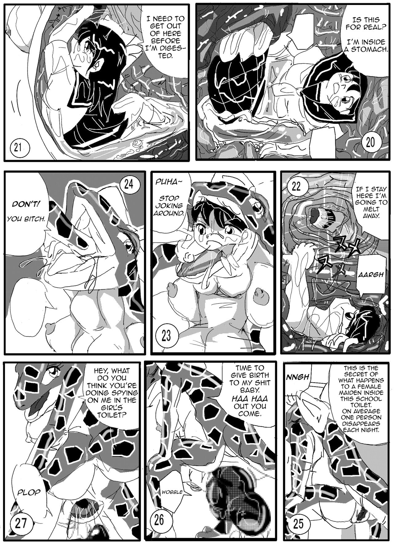 [真柴剣太 (Stuka)] といれのわにこさんー全開編ー [英訳]