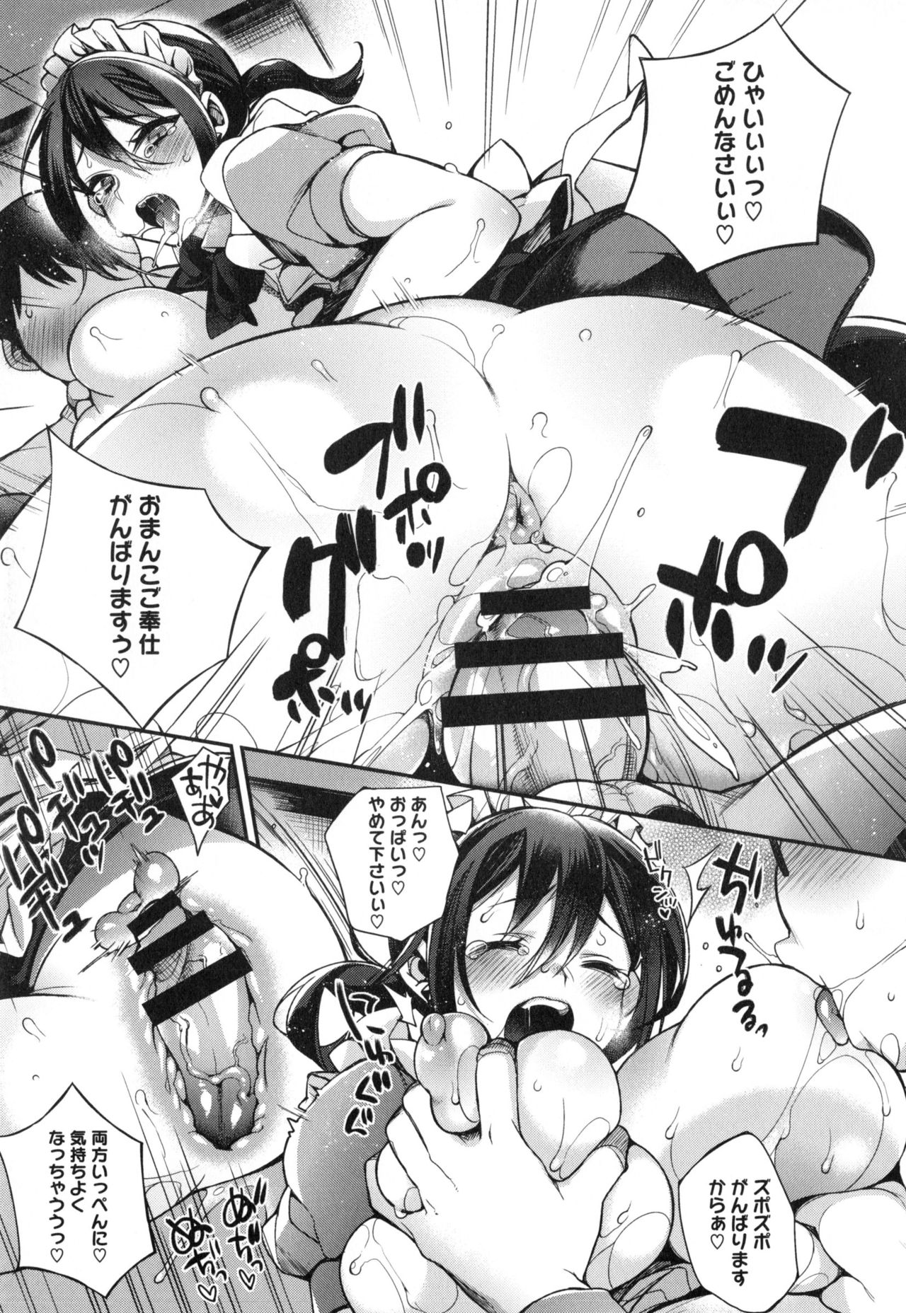 [しんどう] お嬢様とメイドのみだらな性活 + とらのあなリーフレット