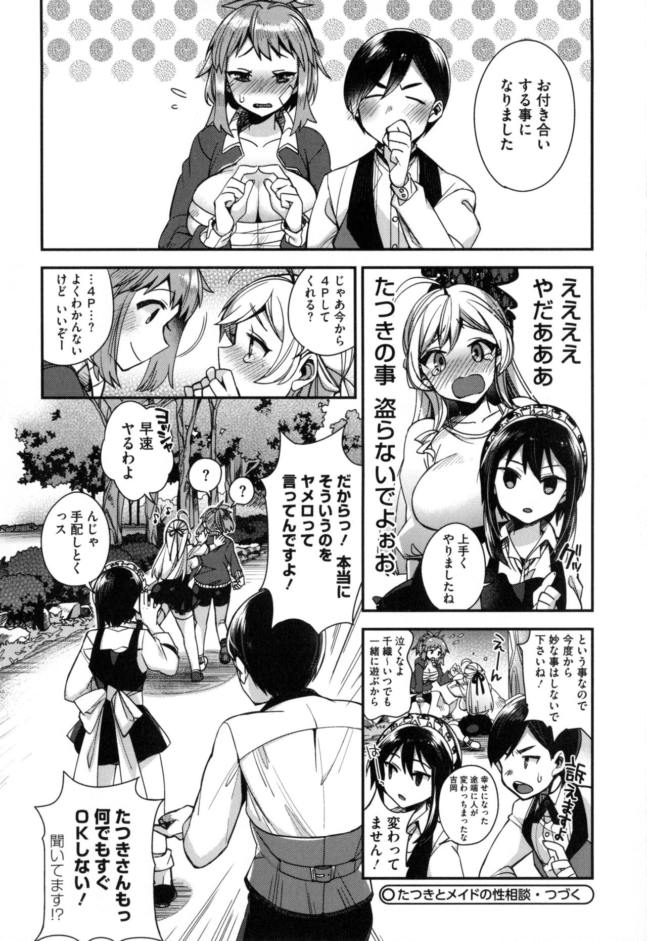 [しんどう] お嬢様とメイドのみだらな性活 + とらのあなリーフレット
