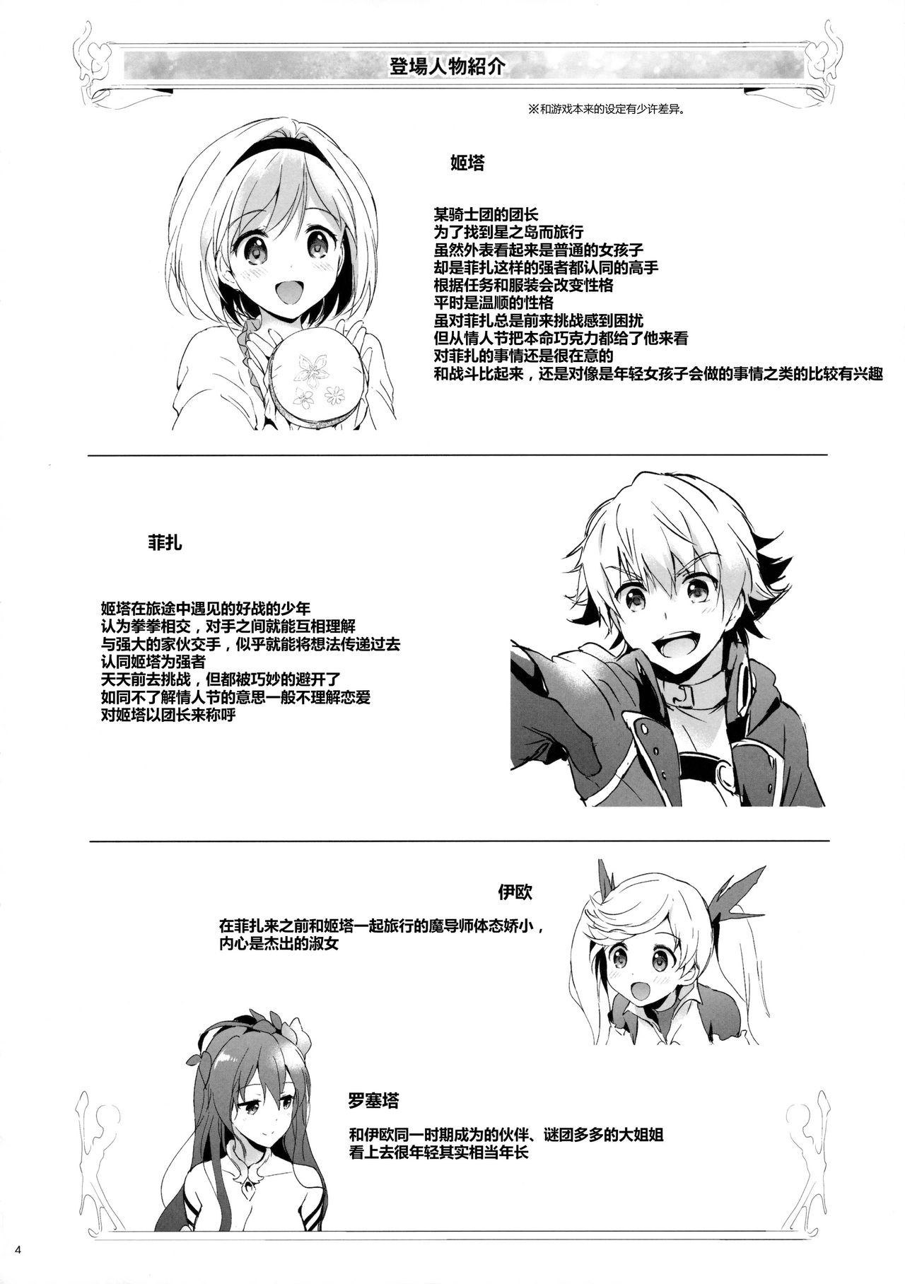 (COMIC1☆10) [くりもも (つかこ)] ジータちゃんの恋愛バトルな日々 (グランブルーファンタジー) [中国翻訳]