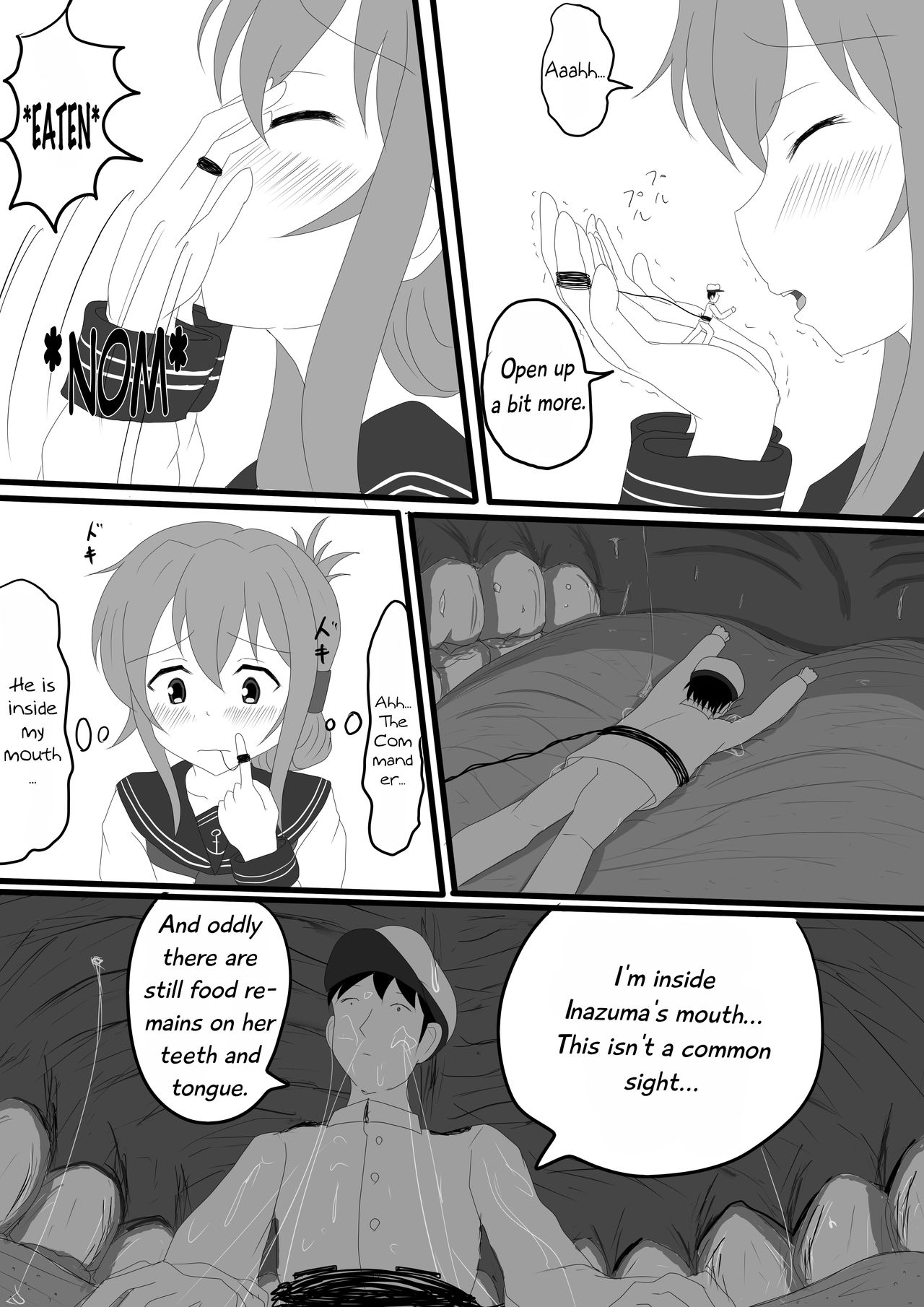 [Pタグ] 【電】秋刀魚の骨救出作戦 (艦隊これくしょん -艦これ-) [英訳]