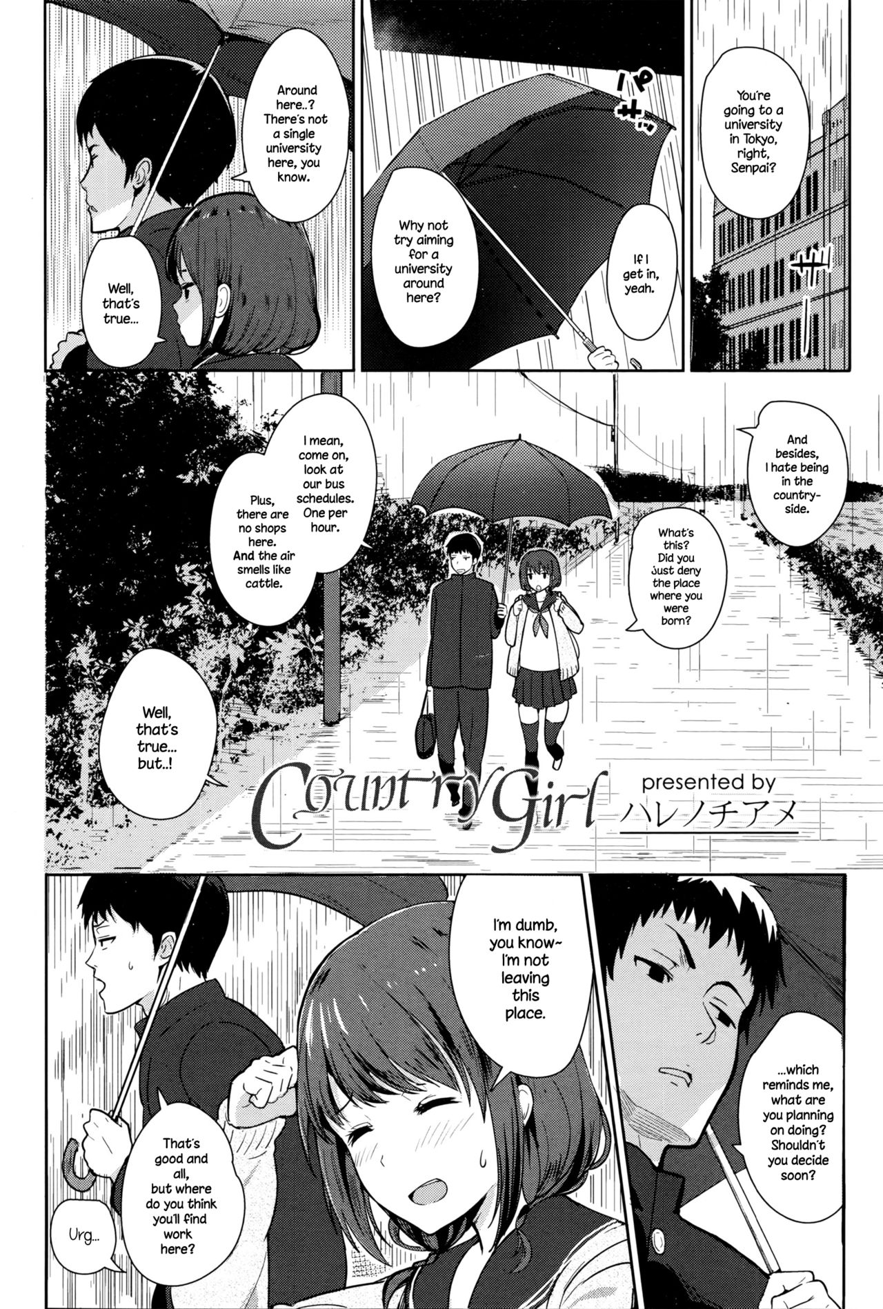 [ハレノチアメ] Country Girl (COMIC 高 Vol.8) [英訳]