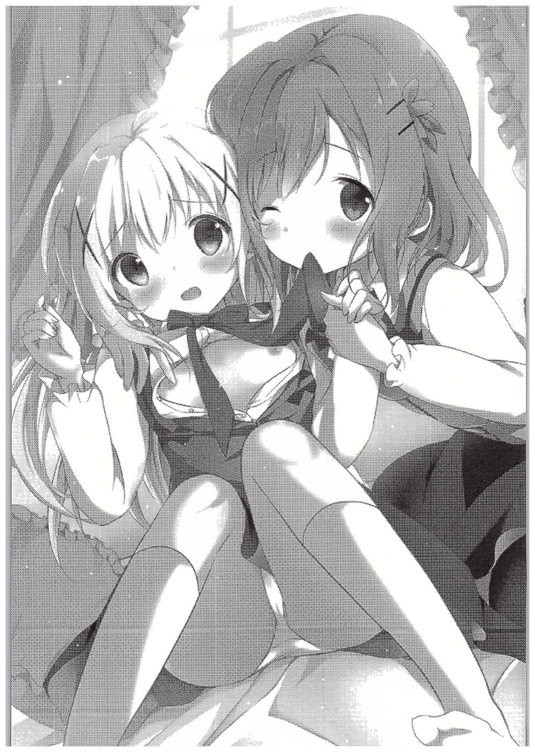 (COMIC1☆10) [あめうさぎ (飴玉コン)] チノちゃんブラつけてないの!? (ご注文はうさぎですか?) [中国翻訳]