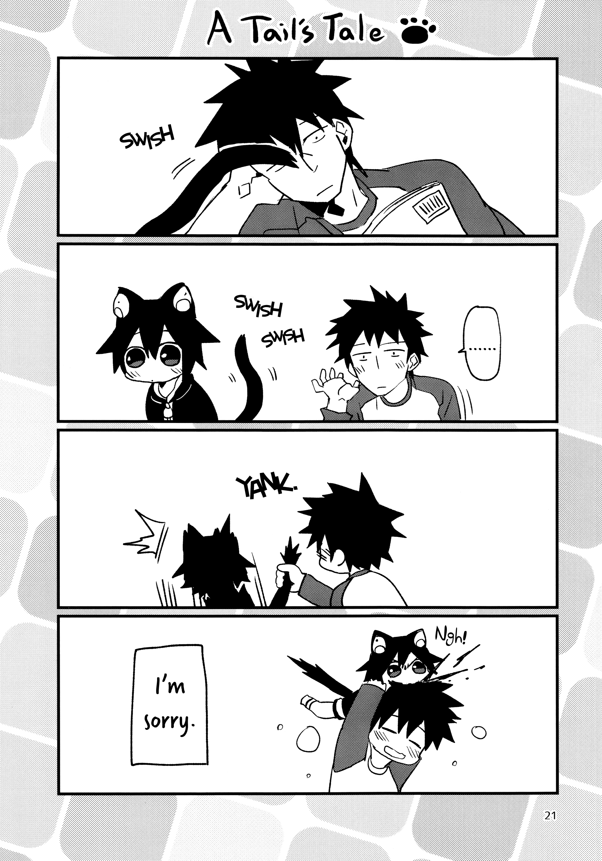 (コミティア114) [にこむとこ (なべんこ)] ロボねこおふろもいっしょ [英訳]