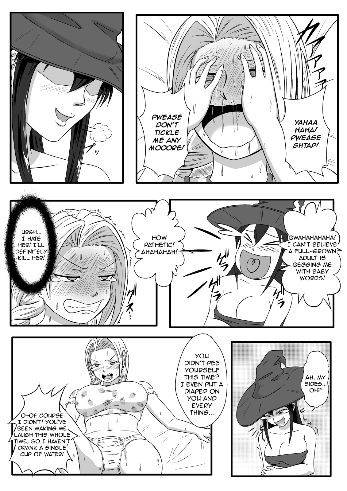 [擽—Tick— (てぃくぞー)] 魔女の奴隷募集～罠にハメられた賞金稼ぎ～ [英訳]