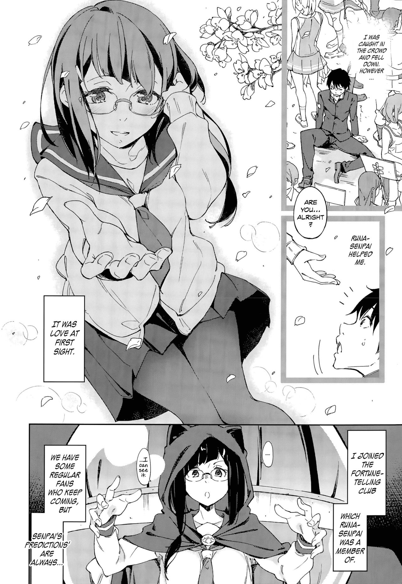 [稲戸せれれ] 4月の恋占い (COMIC 阿吽 2015年9月号) [英訳]