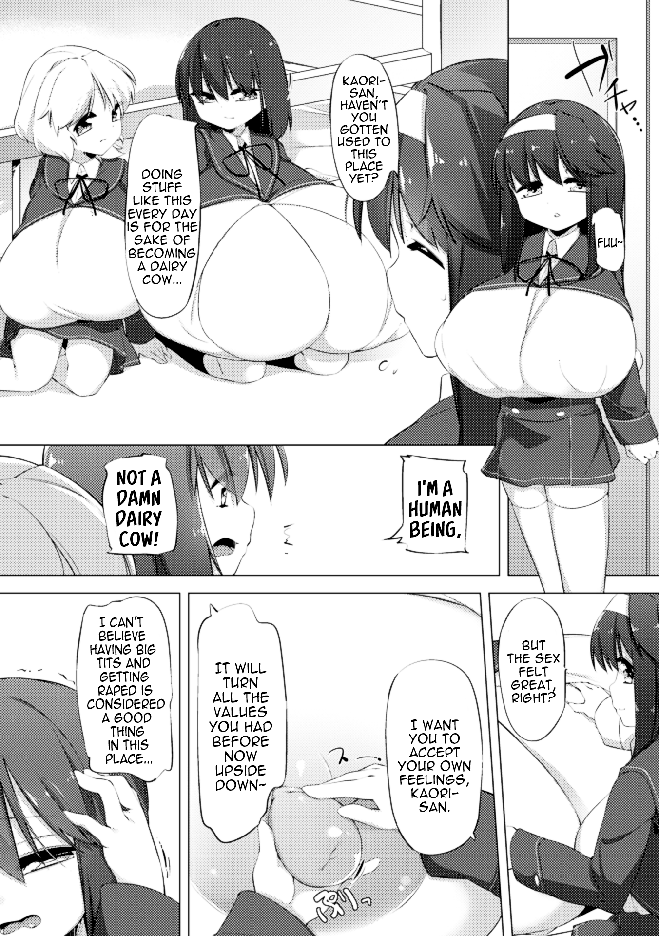 [ぺどっち] 乳牛少女かおり 第1-2話 [英訳] [DL版]