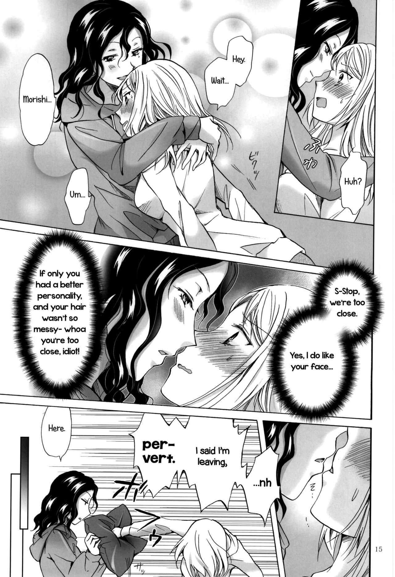 (GirlsLoveFestival 13) [peachpulsar (みら)] モリシタアライの恋愛事情 [英訳]